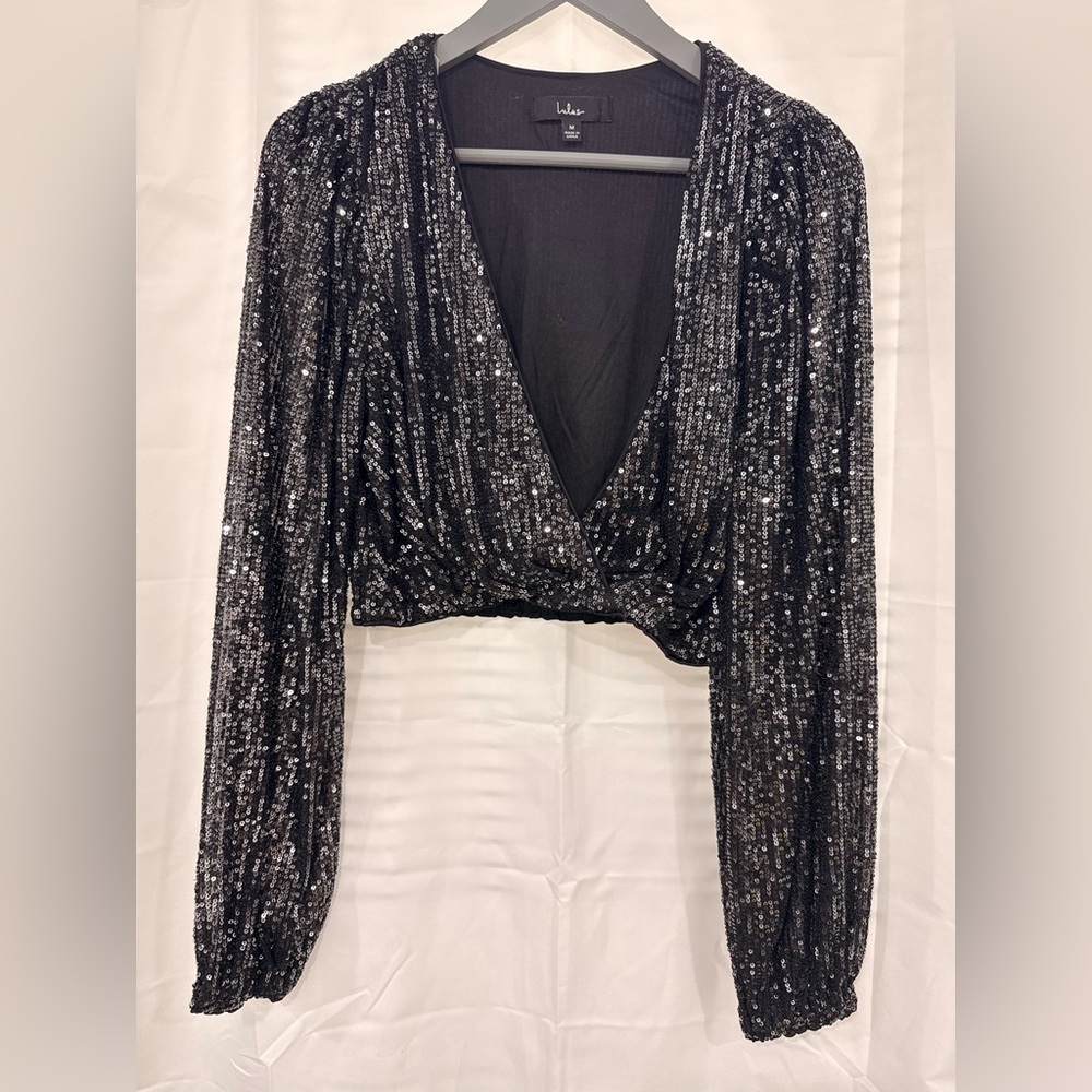 Sequence long sleeve blouse
